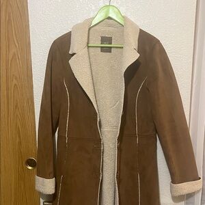 Old Navy Brown Teddy Jacket with Sherpa Lining